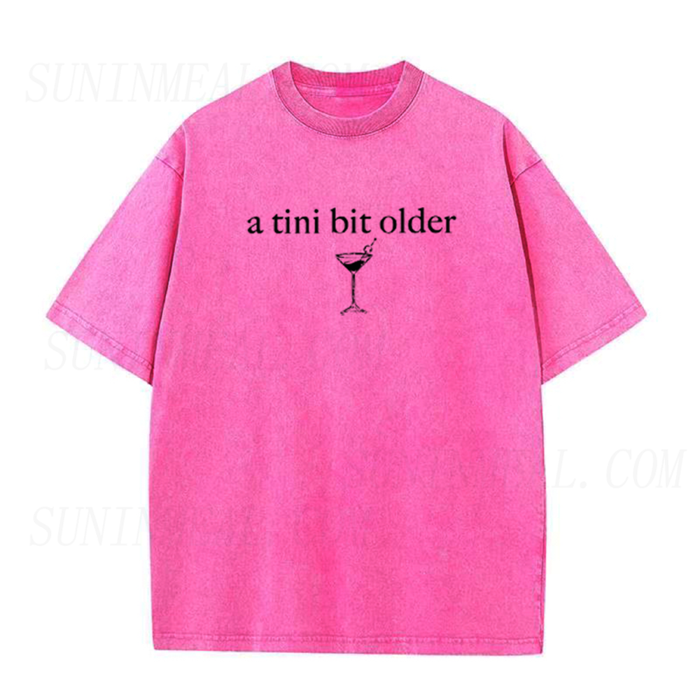 A Tini Bit Older Martini Graphic Unisex Tee