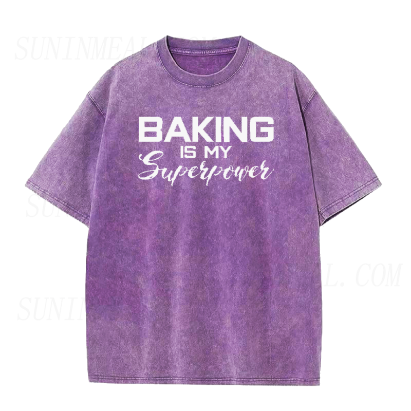 ベーキングスーパーパワーユニセックスTシャツ