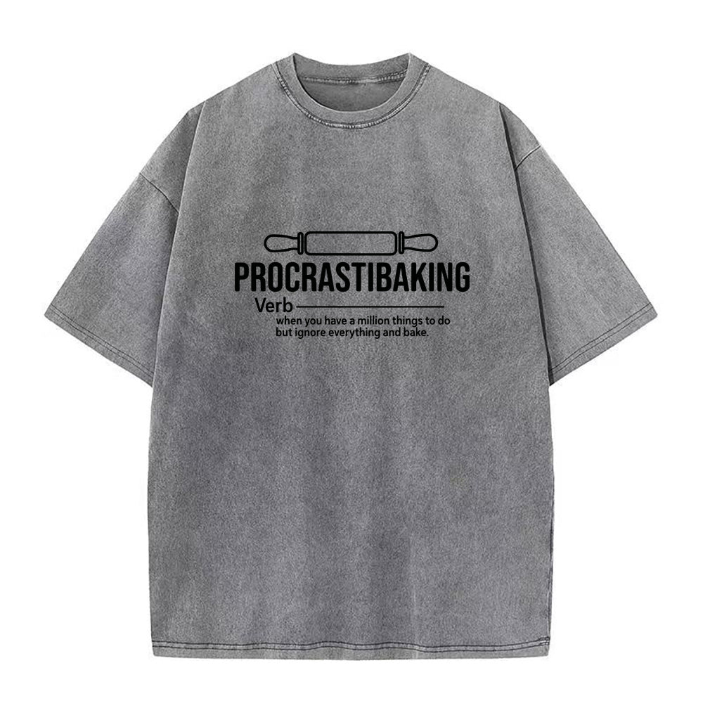 Procrastibaking Unisex Tee