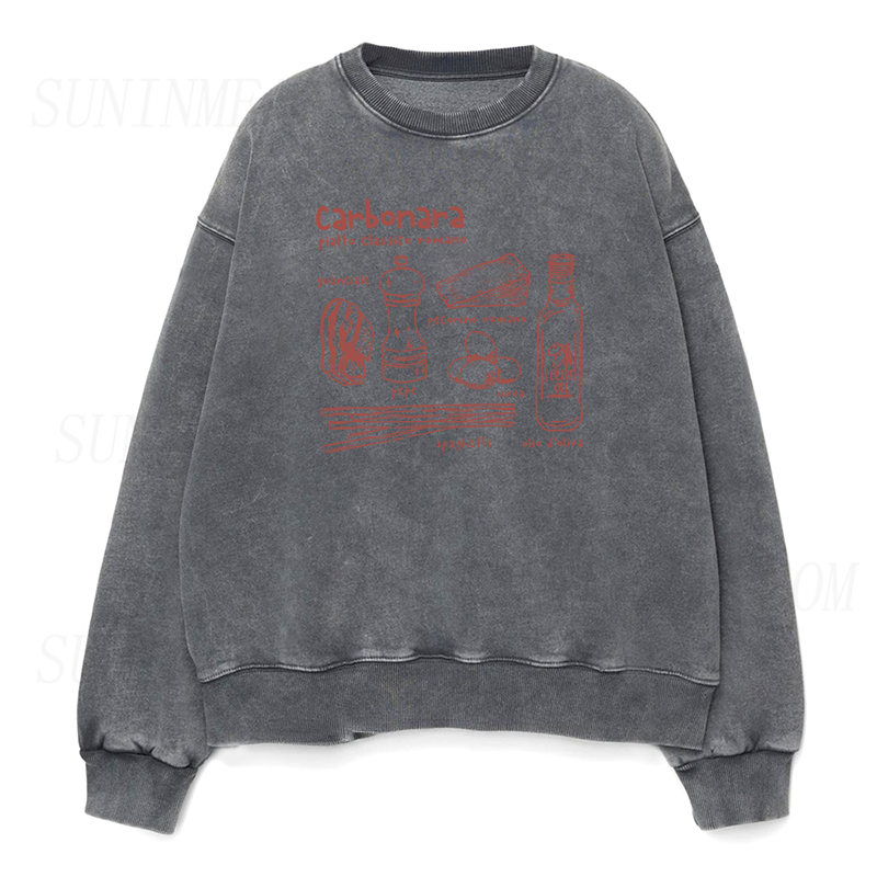 Carbonara Roma Pasta Unisex Crewneck Sweatshirt