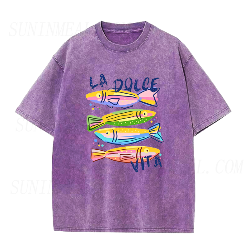 Fish & La Dolce Vita Unisex Tee