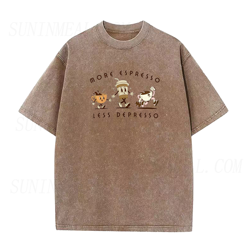 MORE ESPRESSO Less Depresso Unisex Tee
