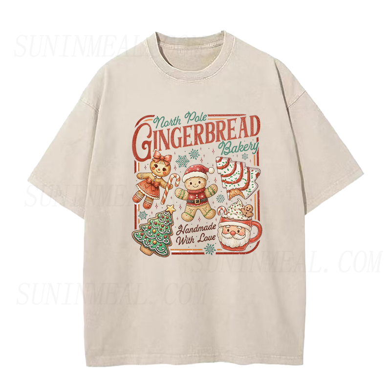 North Pole Gingerbread Unisex Tee