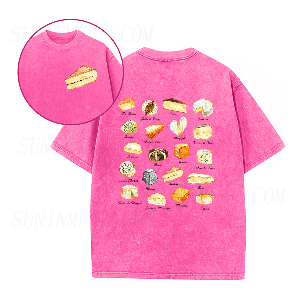 Retro French Cheese Unisex Tee