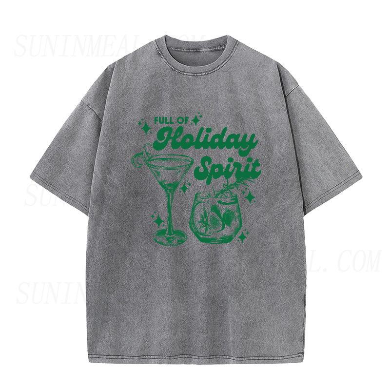 Holiday Spirit Cocktail Unisex Tee