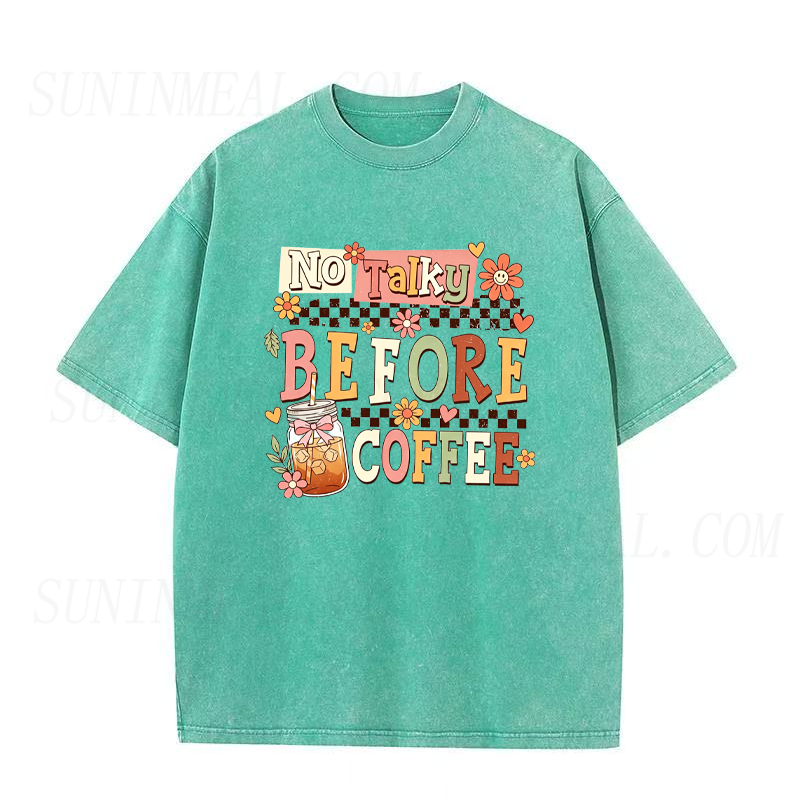 No Talky Before Coffee Unisex Tee