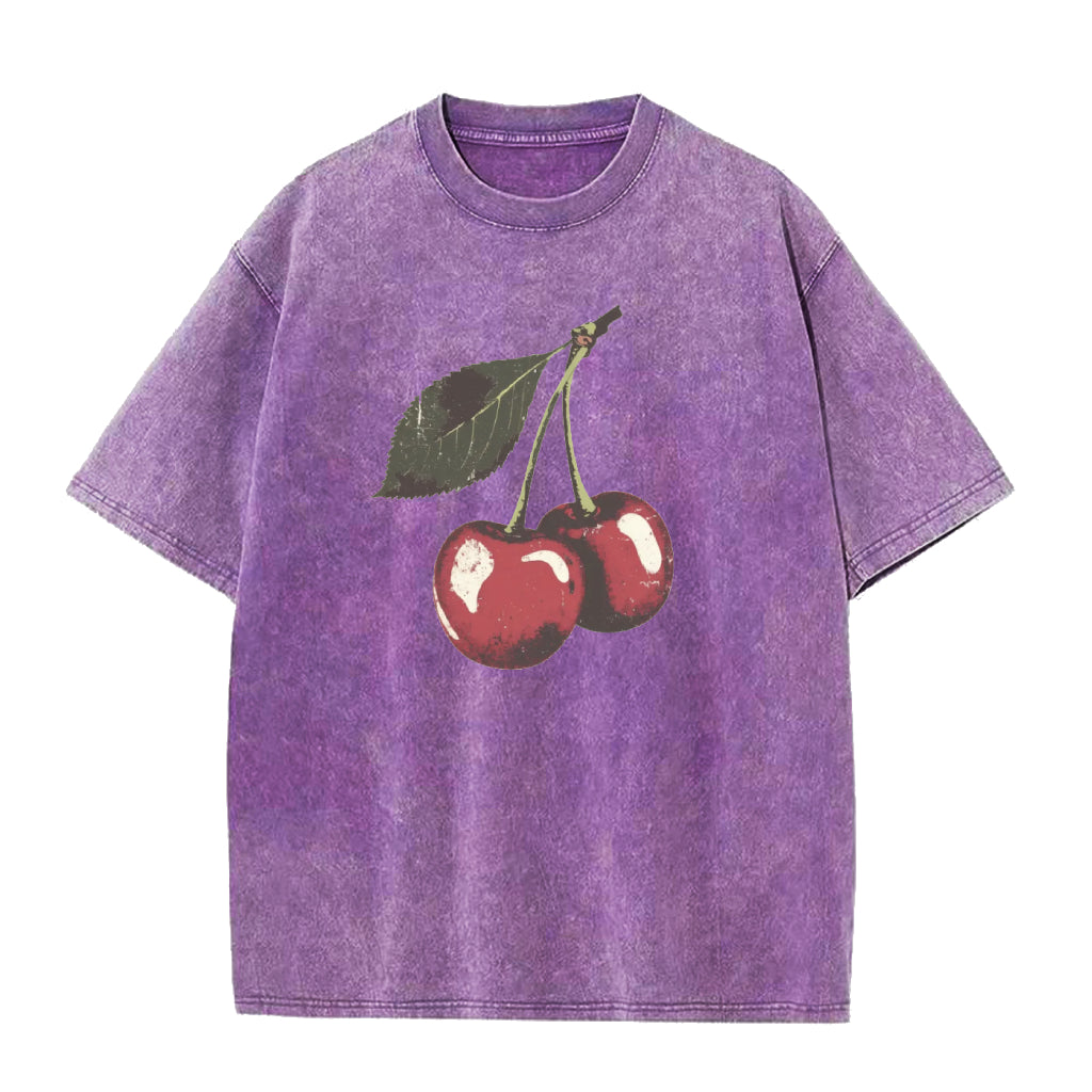 ヴィンテージチェリーユニセックスTシャツ