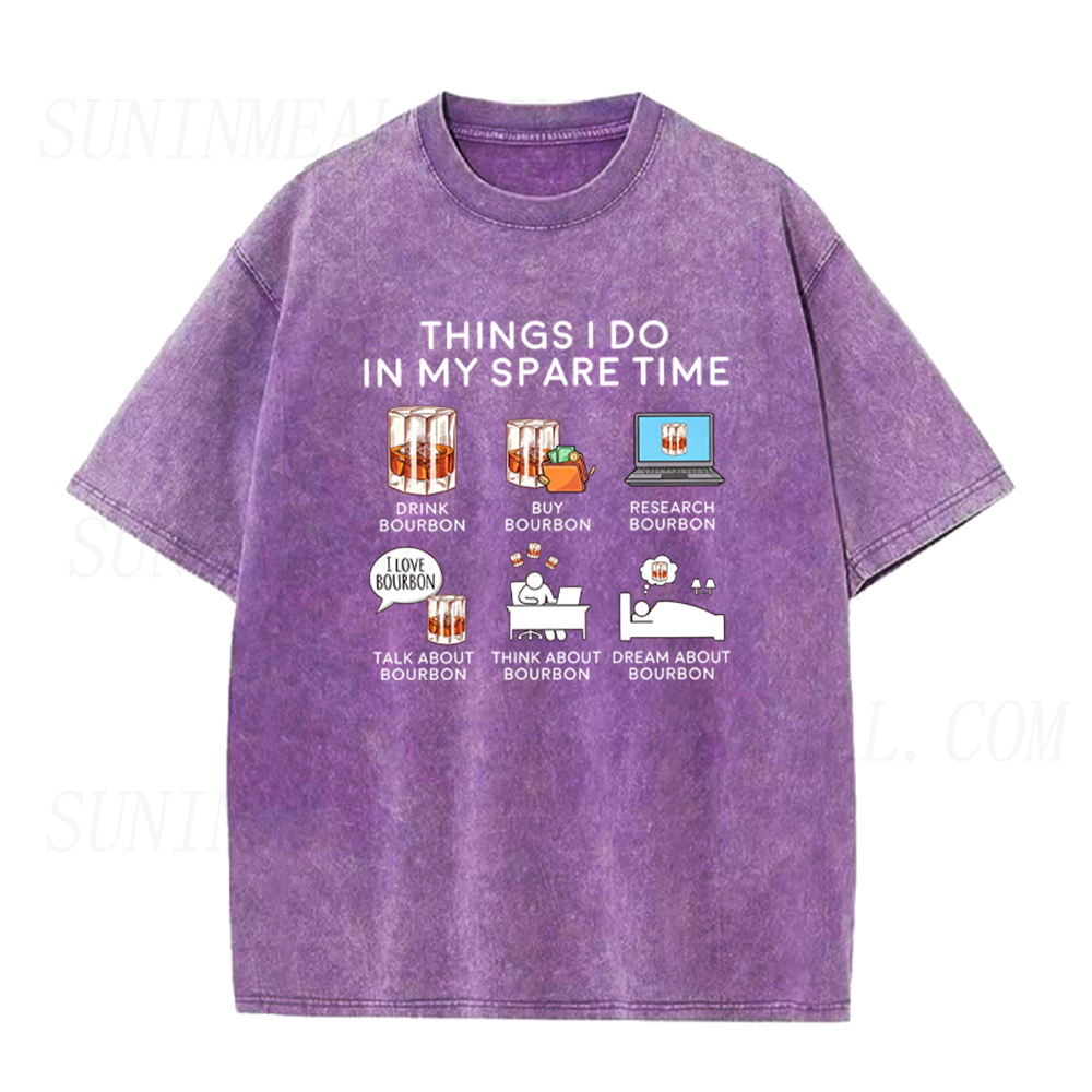 Things I Do In My Spare Time Whiskey Unisex Tee
