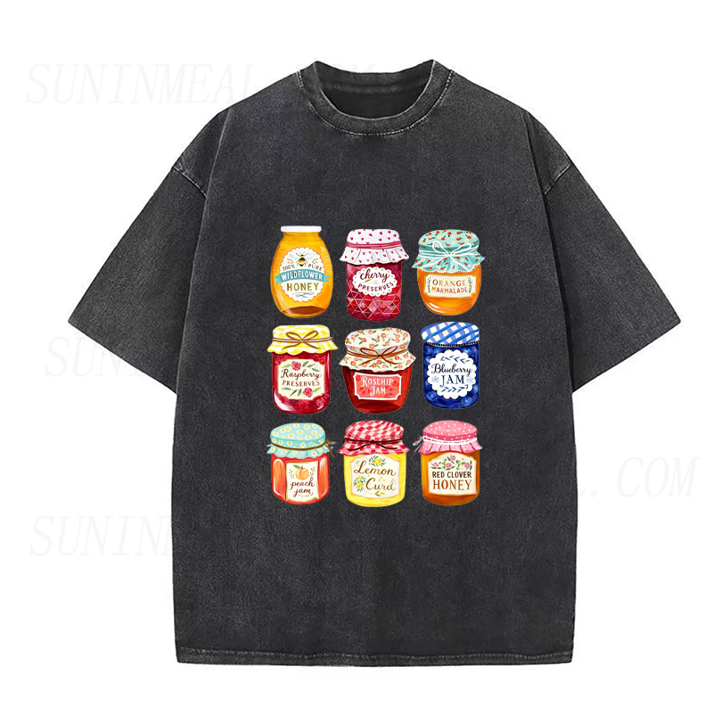 Vintage Preserves & Honey Jars Unisex Tee