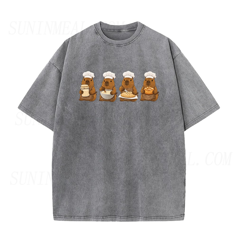 Funny Sourdough Capybara Unisex Tee