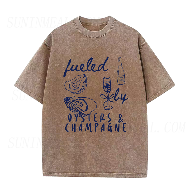 Fueled By Oysters & Champagne Unisex Tee