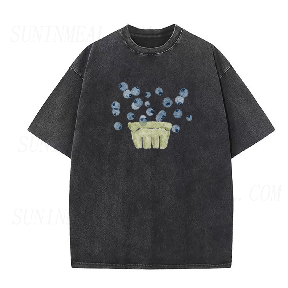 Cute Watercolor Blueberry Unisex Tee