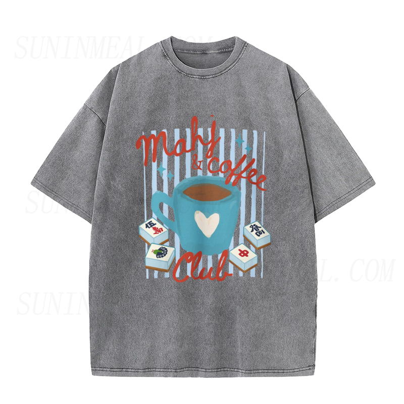 Mahjong&Coffee Club Unisex Tee