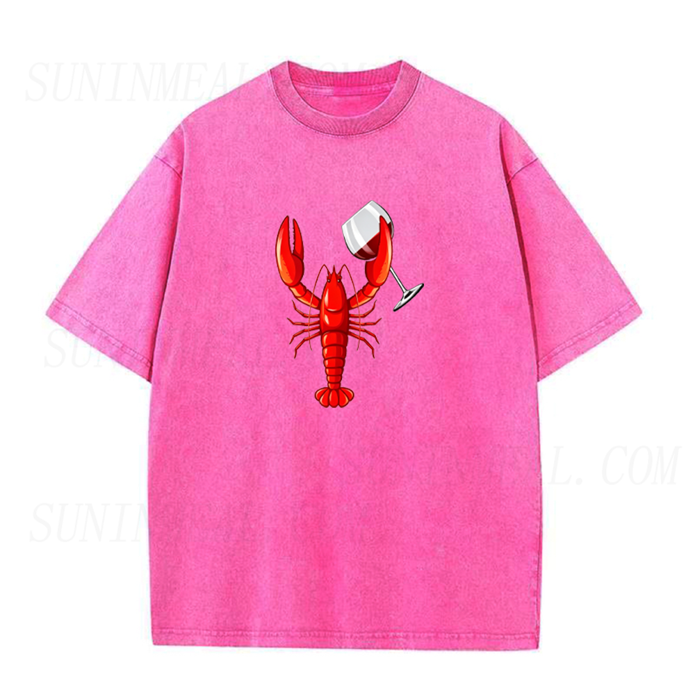Lobster and Wine Unisex Tee