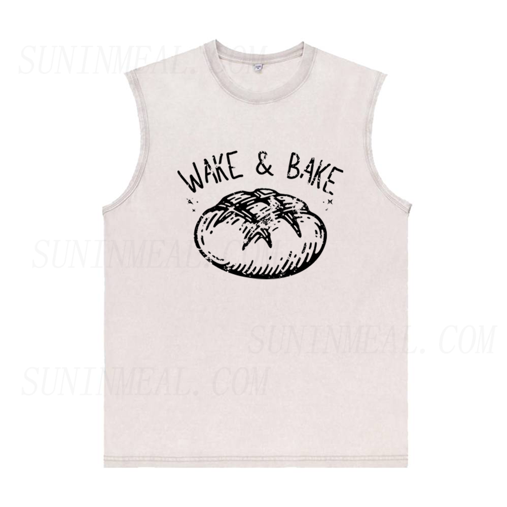 Wake and Bake Unisex Tank Top