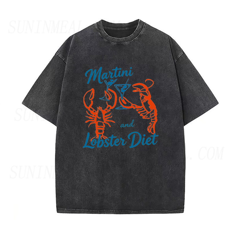 Martini and Lobster Diet Unisex Tee