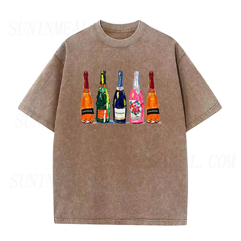 Champagne Bottles Unisex Tee
