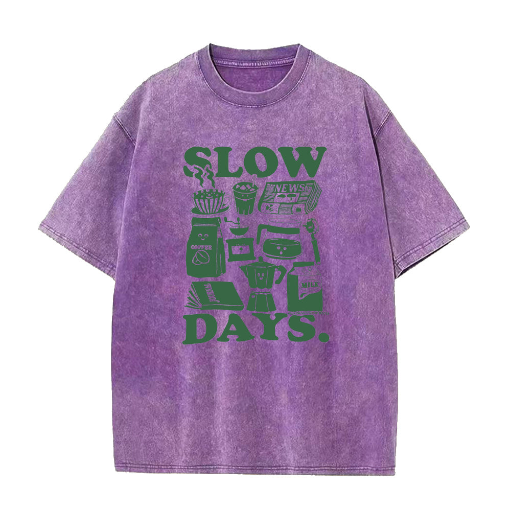 Coffee slow days Unisex Tee