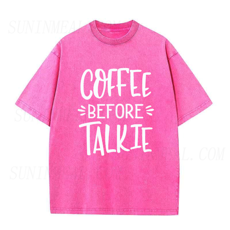 Coffee Before Talkie Unisex Tee