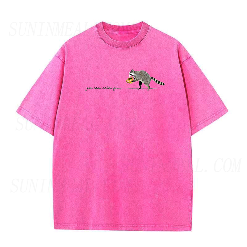 You Saw Nothing Raccoon Coffee Unisex Tee