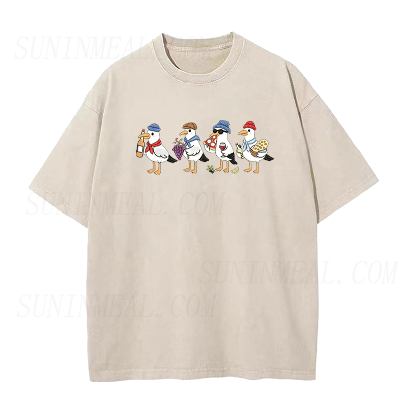 Seagulls Love Wine & Dine Unisex Tee