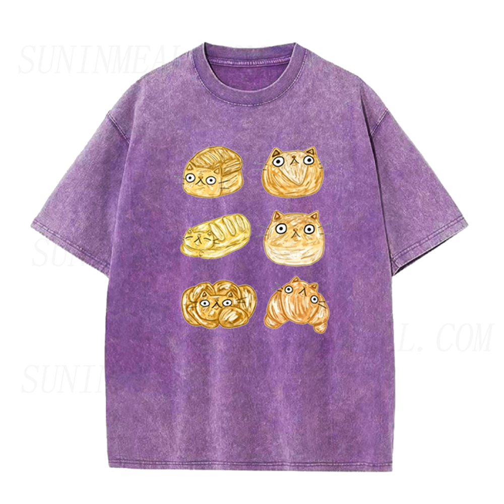 Cute Cat Bread Unisex Tee