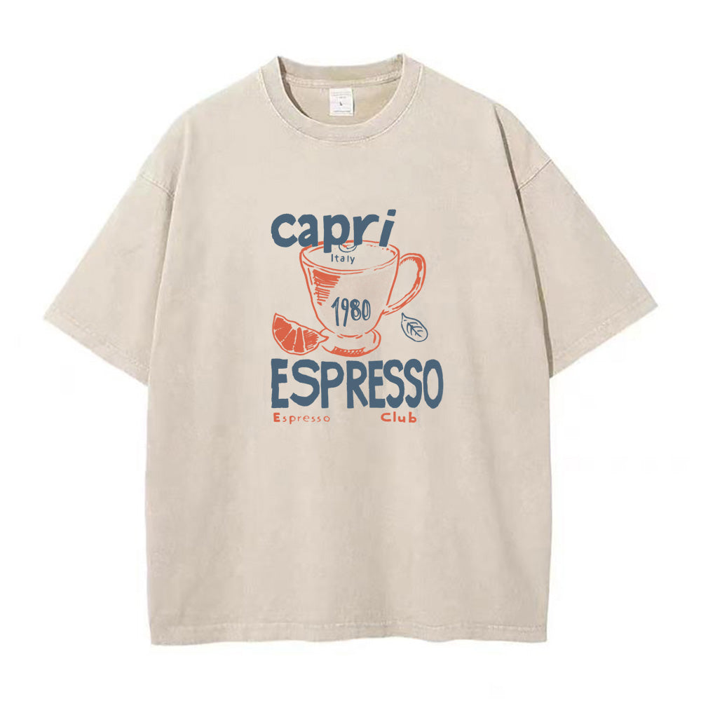 Capri Italy Espresso Club Unisex Tee