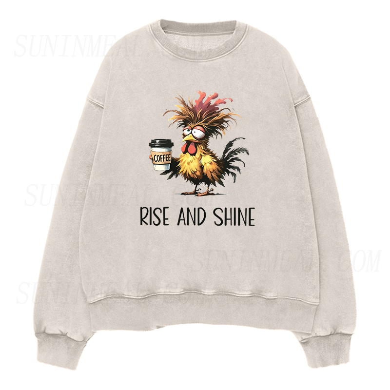 Rise and Shine Coffee Unisex Crewneck Sweatshirt