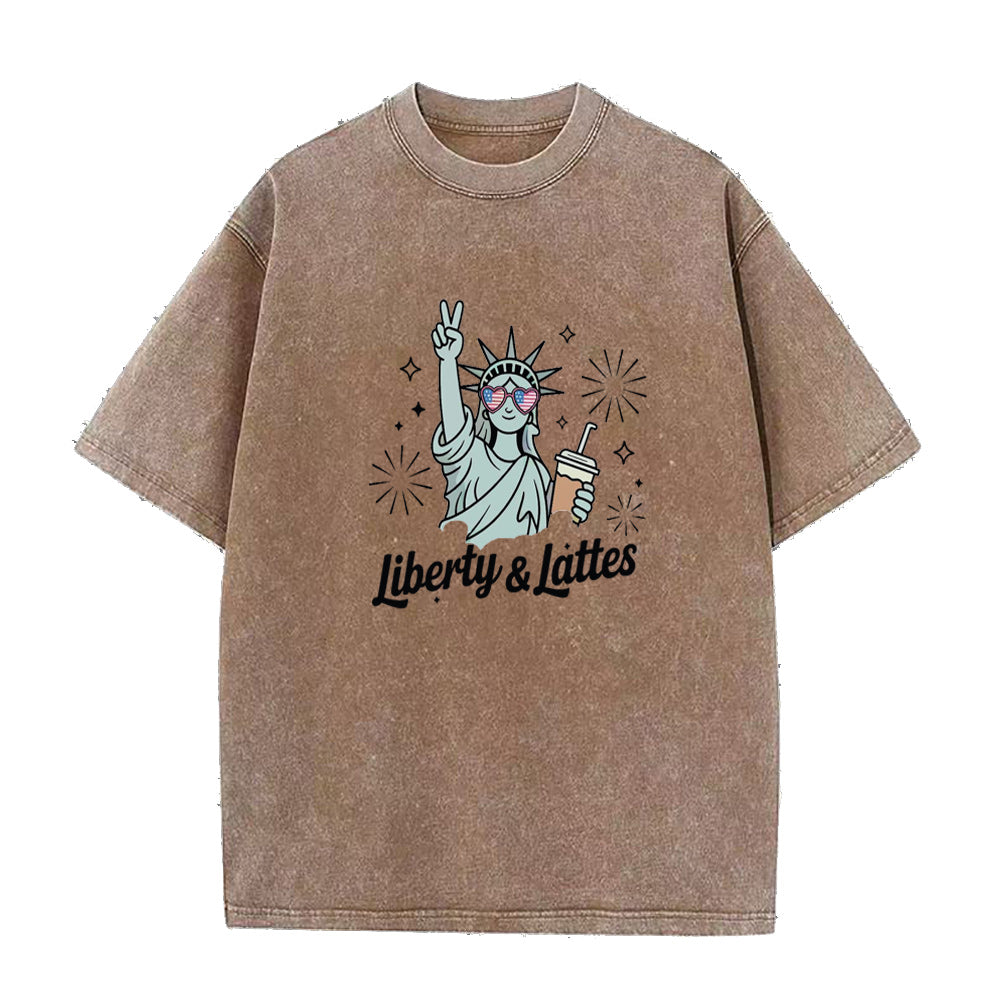Liberty & Lattes Unisex Tee