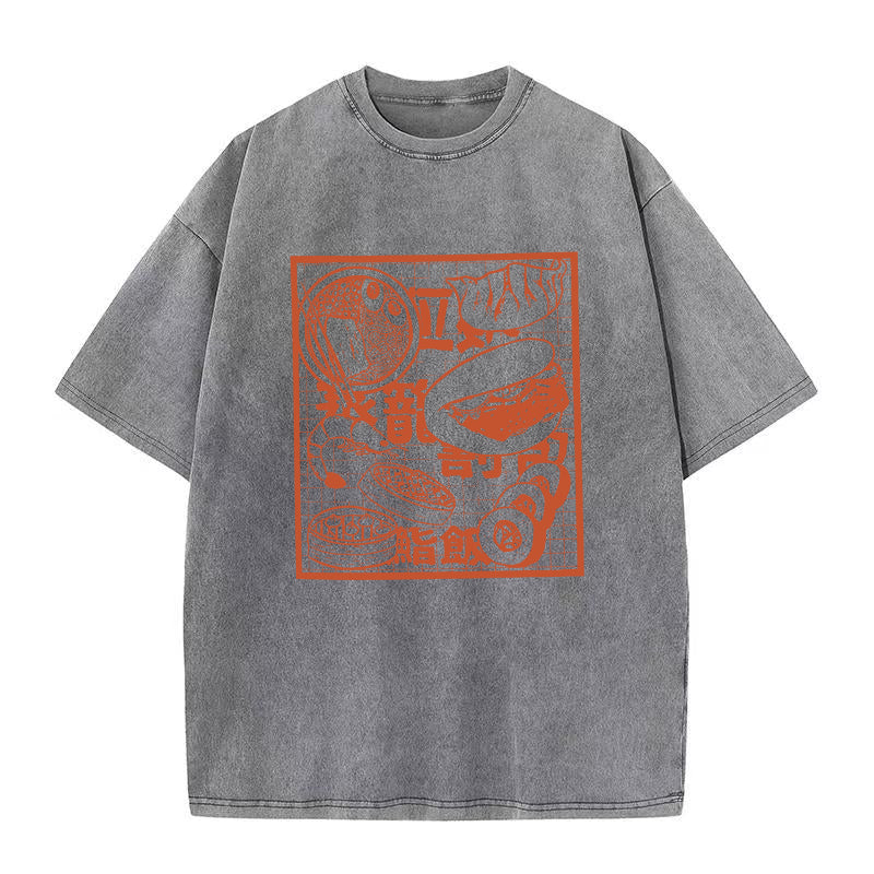 アジアンフード ユニセックスTシャツ