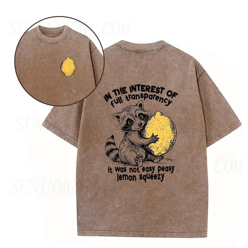 Raccoon & The Hard Lemon Squeeze Unisex Tee