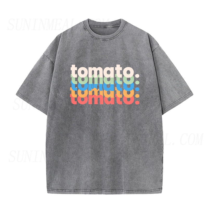 Retro Multi Color Tomato Unisex Tee