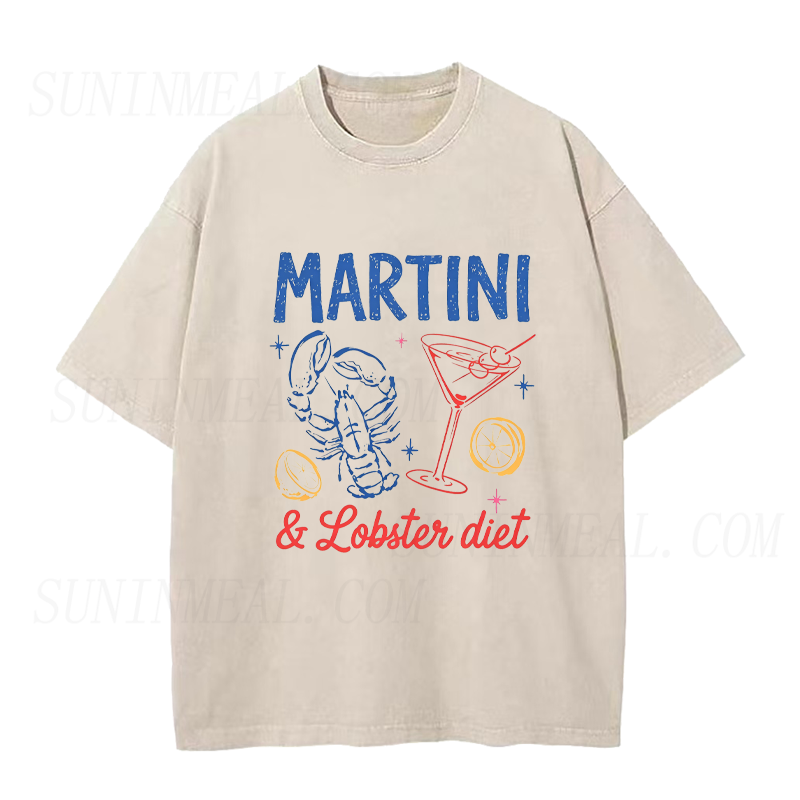 Martini And Lobster Diet Unisex Tee