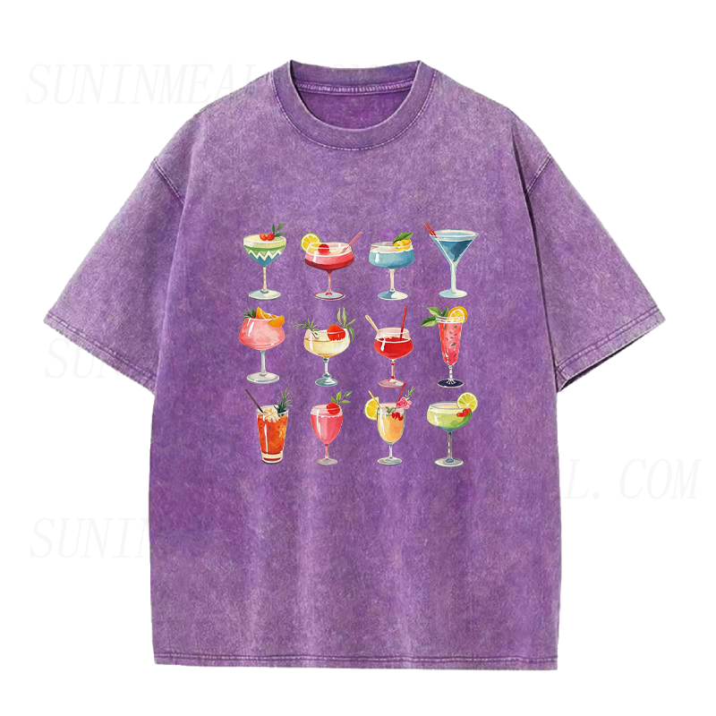 Watercolor Cocktail Collection Unisex Tee