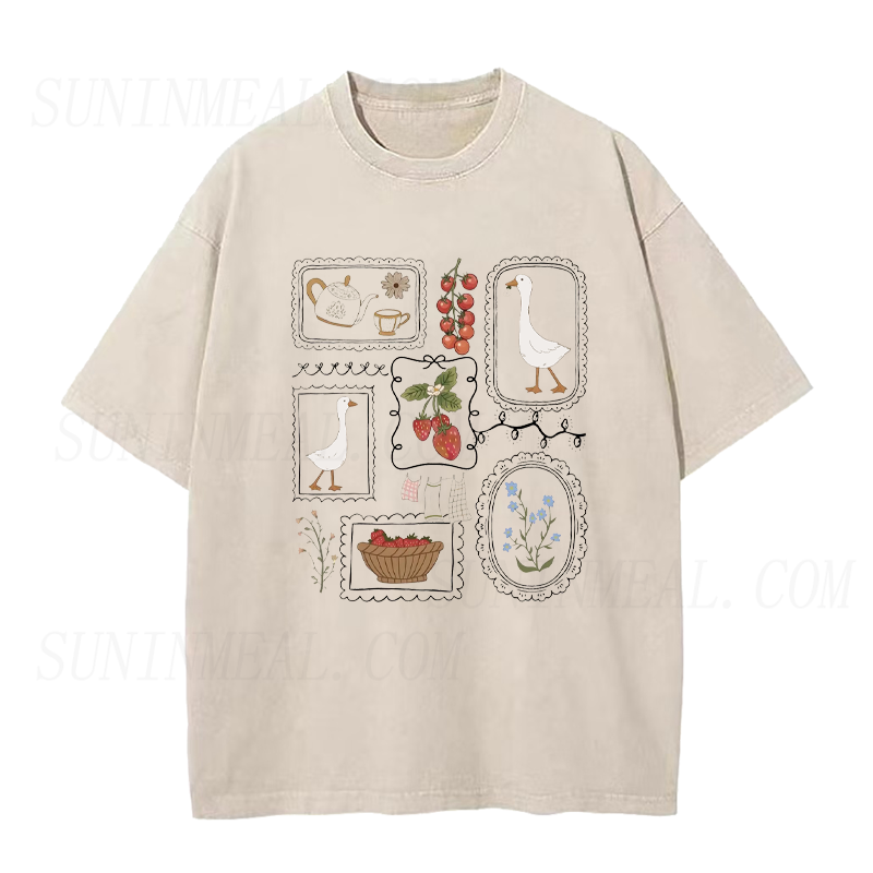 Goose Strawberry Unisex Tee