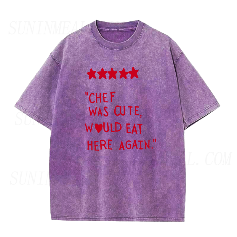 シェフはキュートなユニセックスTシャツ