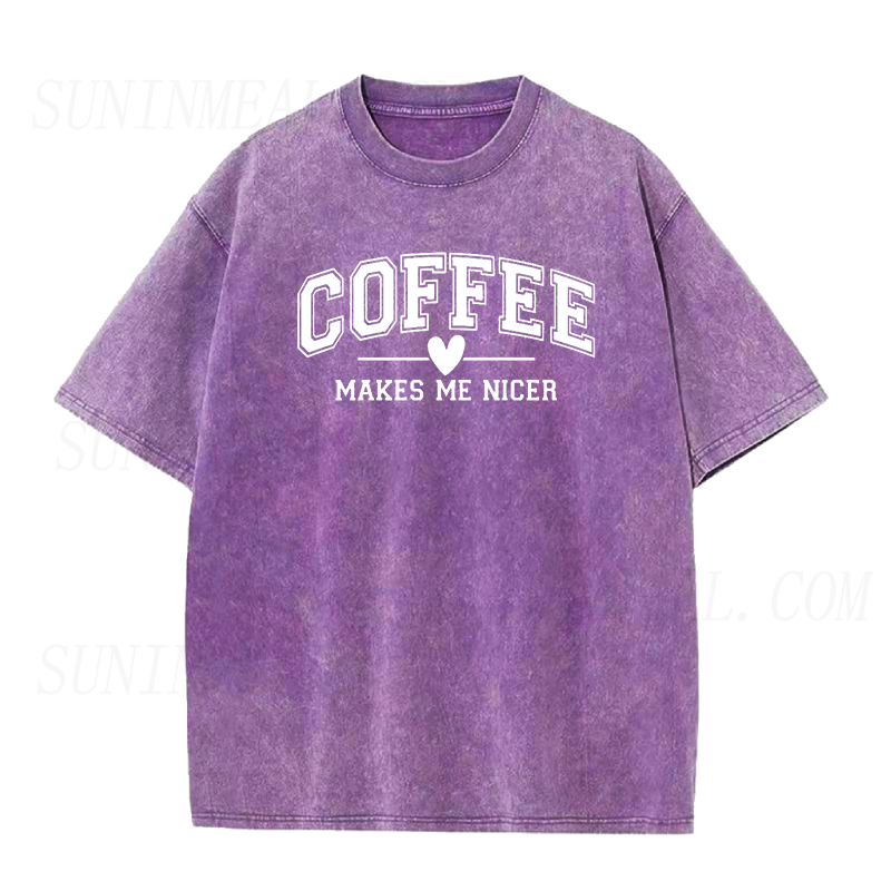 Coffee makes me nicer Unisex Tee