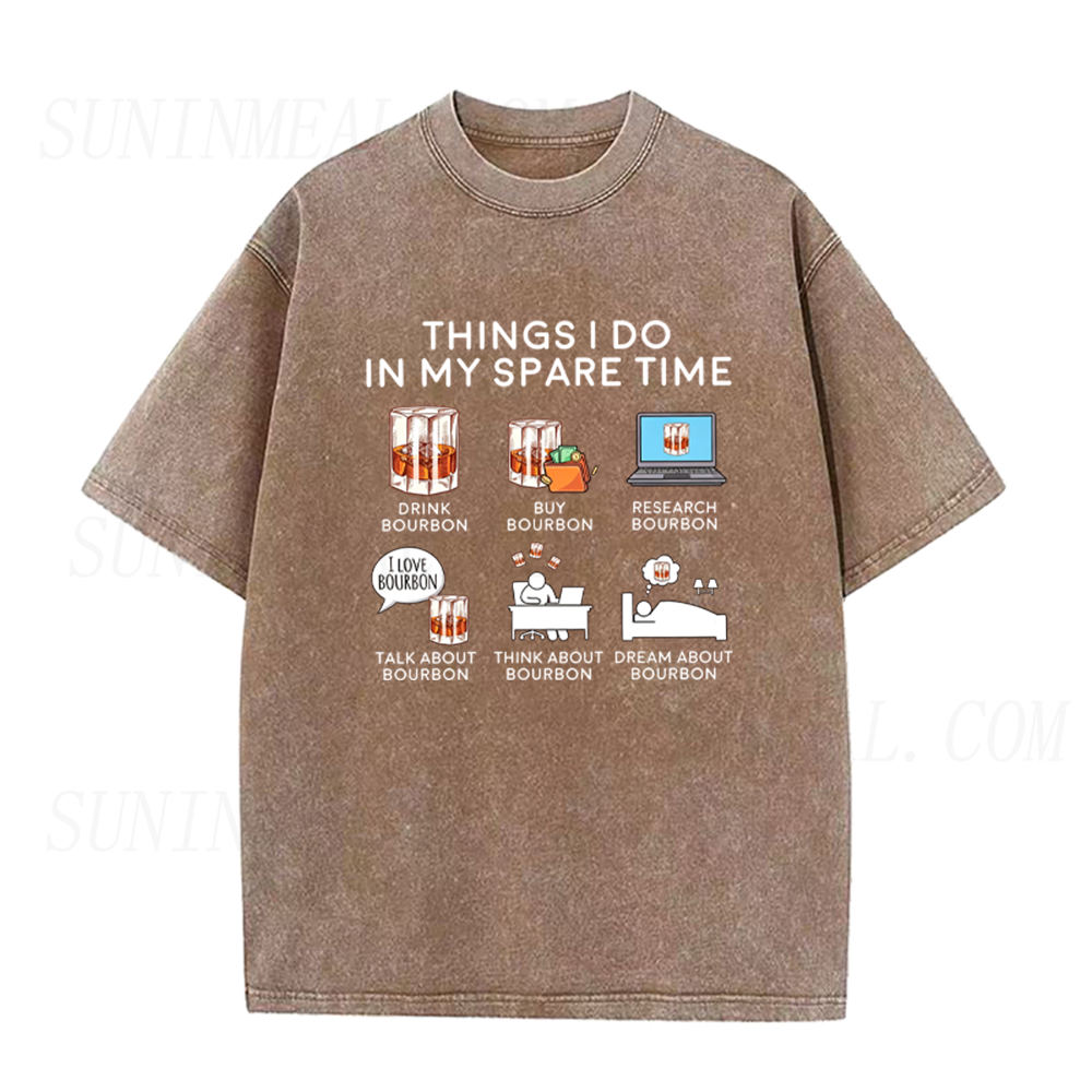Things I Do In My Spare Time Whiskey Unisex Tee