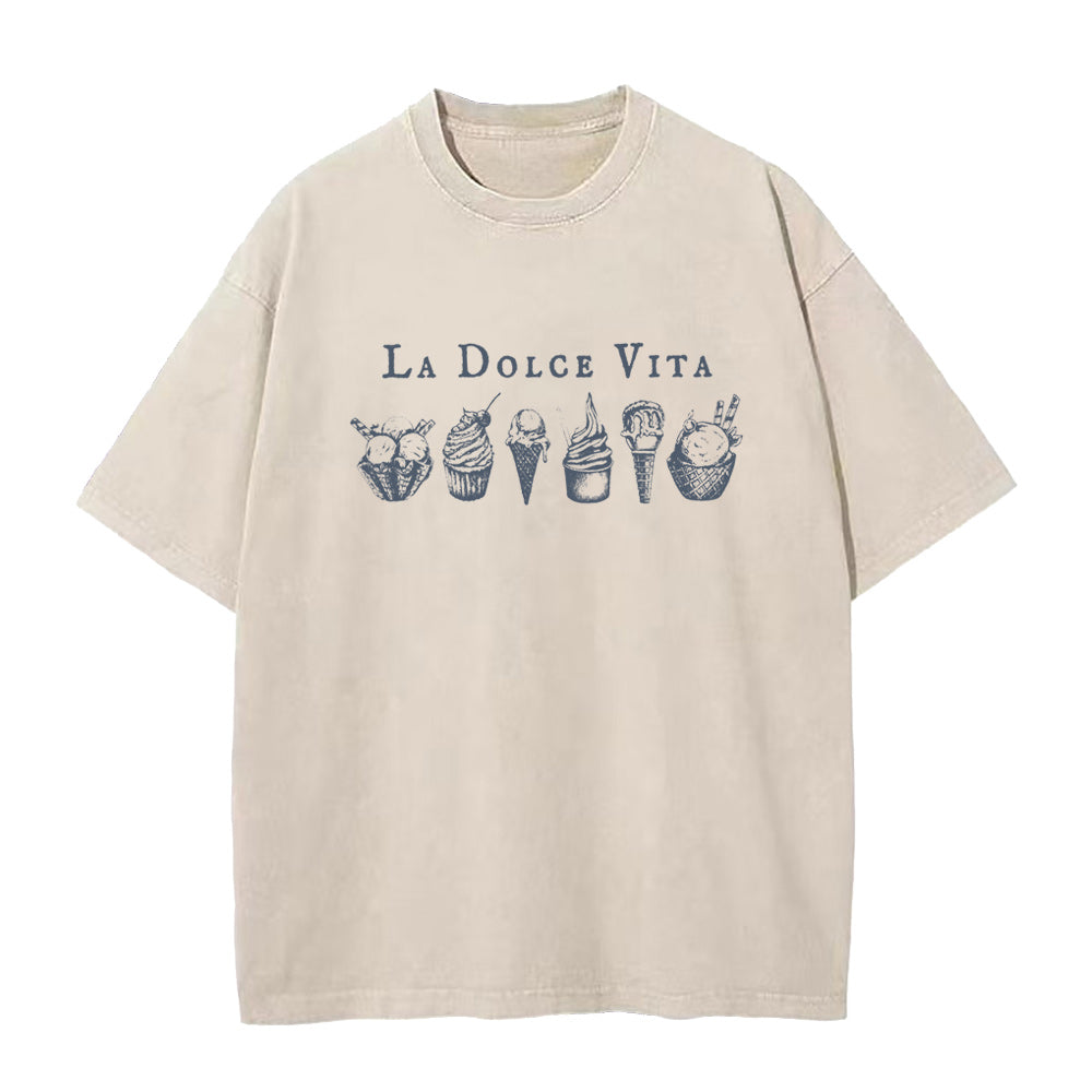 ラ・ドルチェ・ヴィータ ユニセックスTシャツ