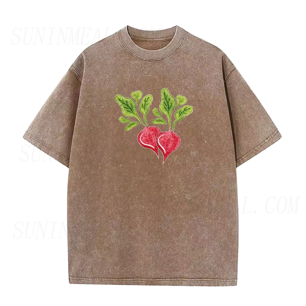 Watercolor Radish Botanical Unisex Tee
