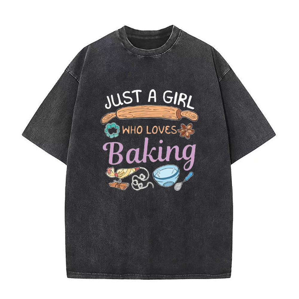 Just A Girl Who Loves Baking Unisex Tee