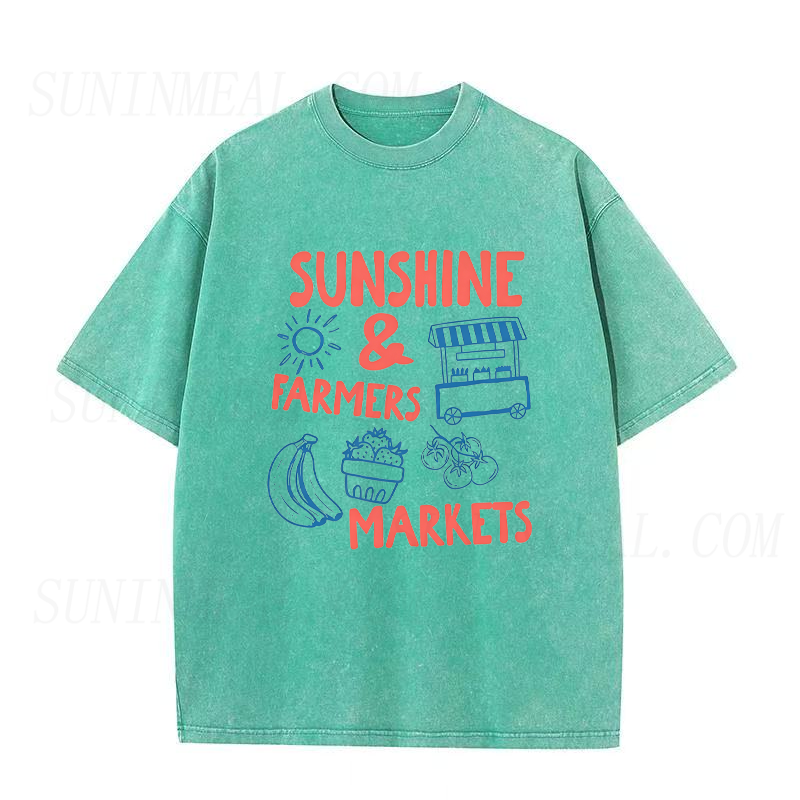Sunshine & Farmers Markets All Day Unisex Tee