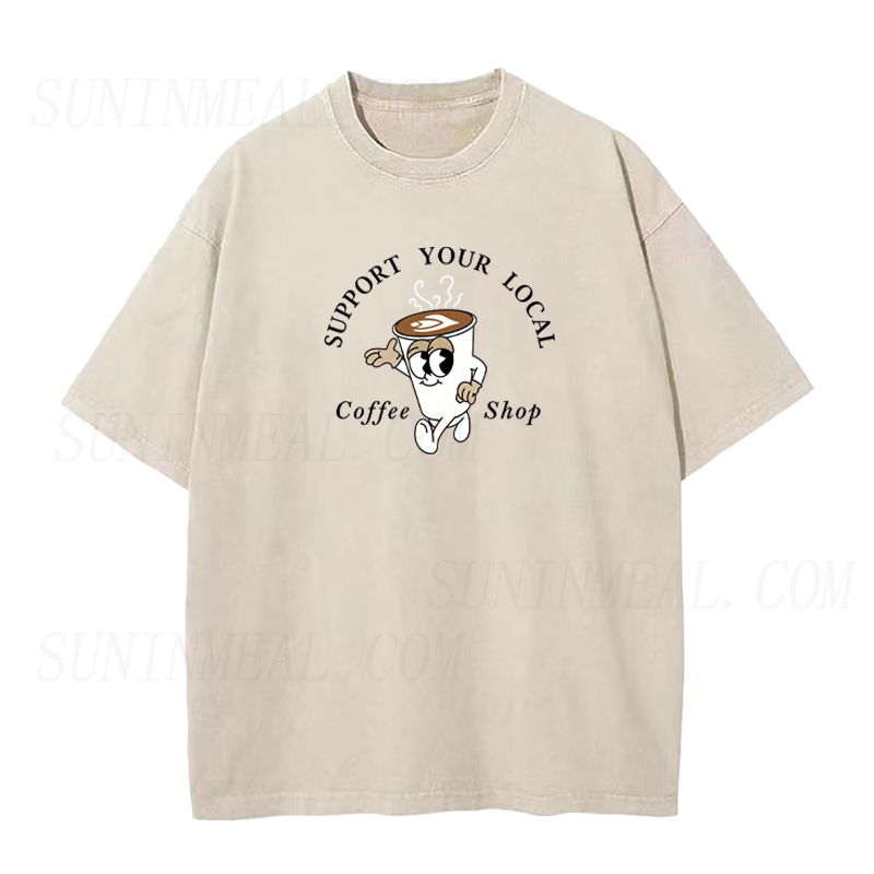 Support Your Local Coffee Shop Tee