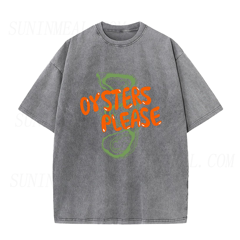 Oysters Please Unisex Tee