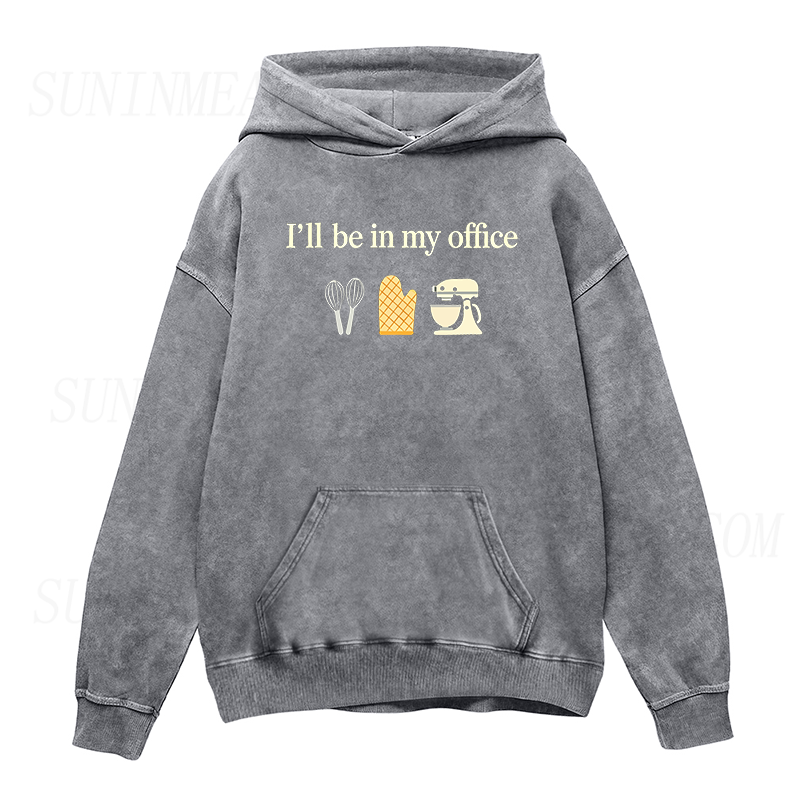 I'll Be in My Office Baker Unisex Hoodie