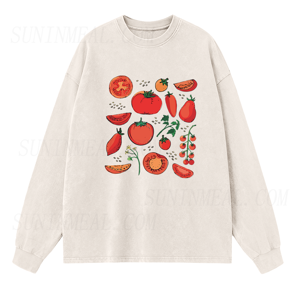 Tomato Long Sleeve Unisex Tee