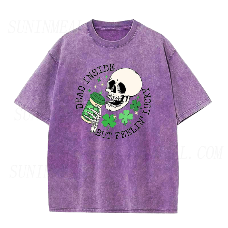 Dead Inside But Feelin' Lucky Tee