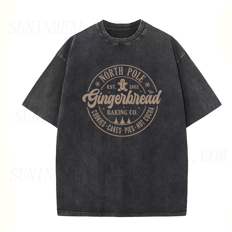 Gingerbread Baking Co North Pole Unisex Tee