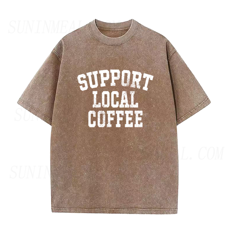 Support Local Coffee Unisex Tee
