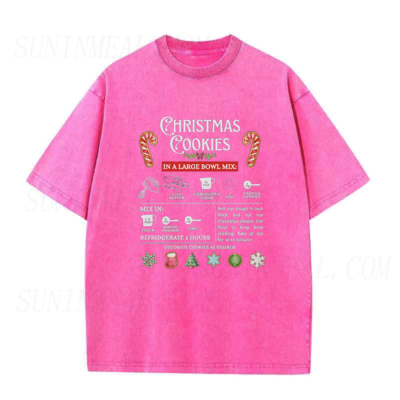 Christmas Cookie Recipe Unisex Tee